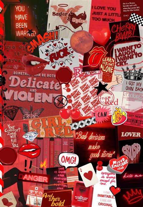 Aries Zodiac Aesthetic Collage Moodboard Wallpaper Aries Aesthetic