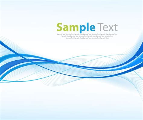 Abstract Blue Curves Vector Background Free Vector Graphics All