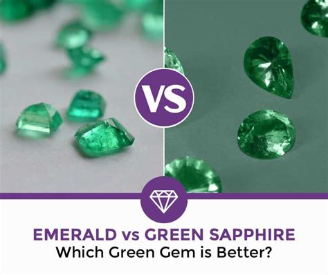 Emerald Vs Green Sapphire Which Green Gem Is Better Learningjewelry