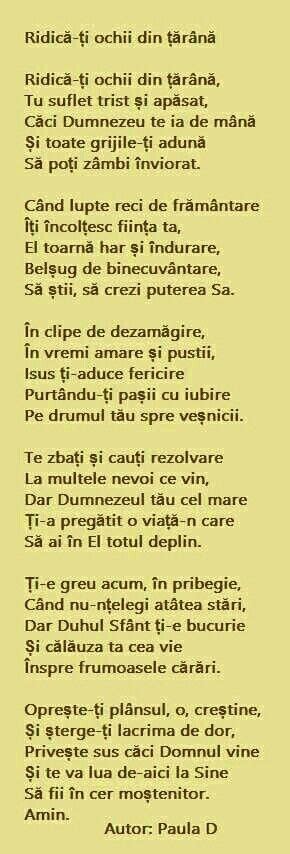 Poezii Crestine Vechi Despre Viața Din România