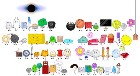 All Bfb Characters By Karenmakesepisodes On Deviantart