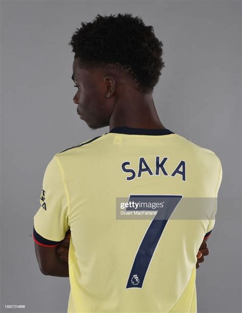 Bukayo Saka Of Arsenal At London Colney On August 06 2021 In St