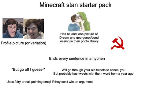 Minecraft Stan Starter Pack Rstarterpacks
