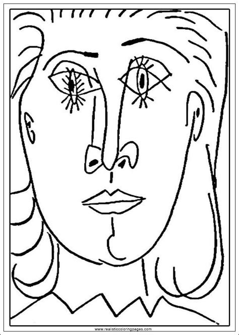 Picasso Coloring Book Coloring Pages