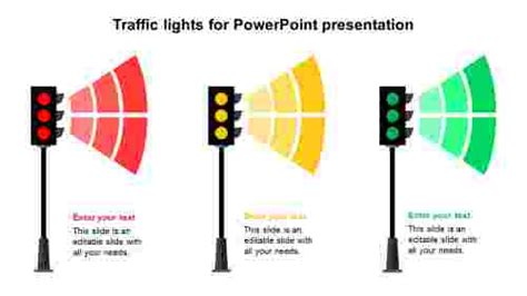 Two Way Traffic Light System Powerpoint Slides
