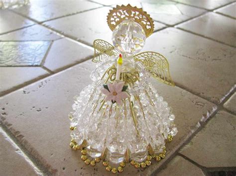 Safety Pin Angel Christmas Angels Christmas Bead Safety Pin Crafts