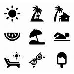 Beach Icons Icon Summer Holiday Vacation Packs