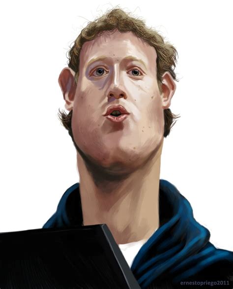 Ernesto Priego Mark Zuckerberg Celebrity Caricatures Mark Zuckerberg