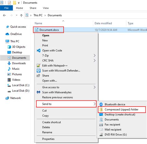 How To Compress Files Or Folders Into A Zip File On Windows 10