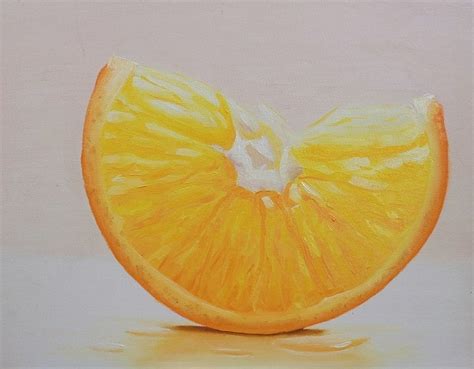 How To Paint A Slice Of Orange In Oil — Online Art Lessons