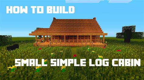 Log cabin mod v1 0 minecraft mod in 2020 minecraft log cabin minecraft cabin minecraft houses survival. Minecraft - How To Build: Small Simple Log Cabin - YouTube