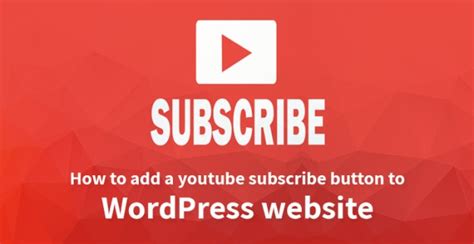 How To Add A Youtube Subscribe Button To Wordpress Website Skt Themes