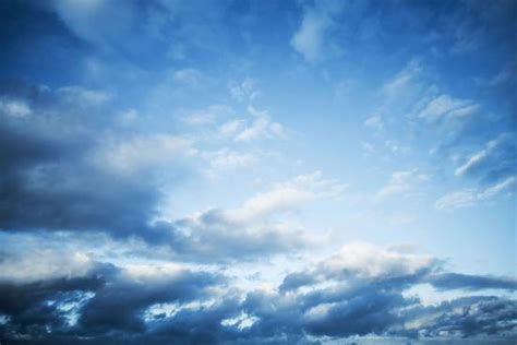 Dark Blue Sky With Clouds Abstract Photo Background Photographic Print Eugene Sergeev
