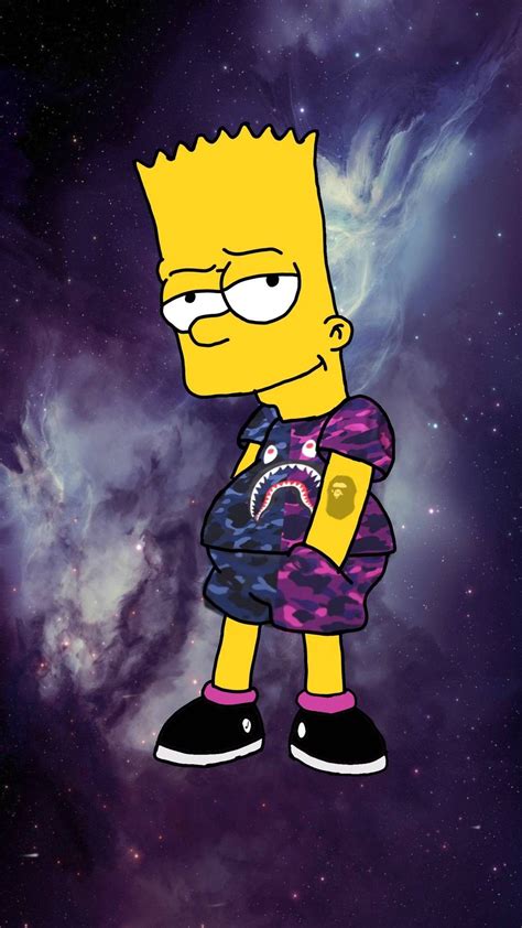 Bart Simpson Rapper Wallpapers Wallpaper Cave