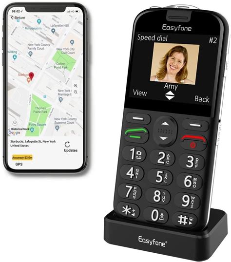 Easyfone Prime A4 Gps Localisation Unlocked Smart Senior Cell Phone