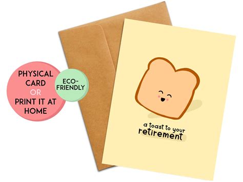 Funny Retirement Card Retirement T Retirement Pun Card Etsy