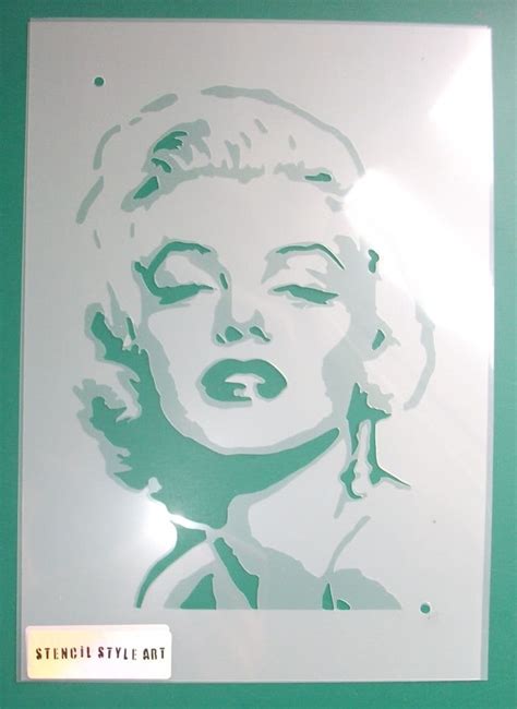 Marilyn Monroe Wall Art Stencil Home Decorating Stencil