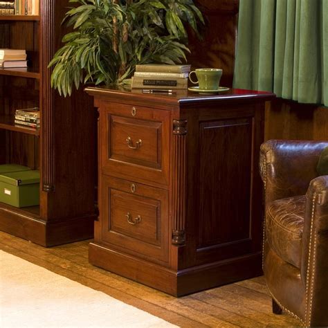 Why choose different bisley 2 drawer filing cabinets? Elegant Mahogany Two Drawer Filing Cabinet