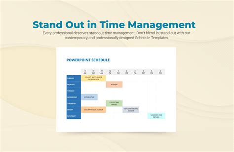 Powerpoint Schedule Template In Word Apple Keynote Pages Powerpoint