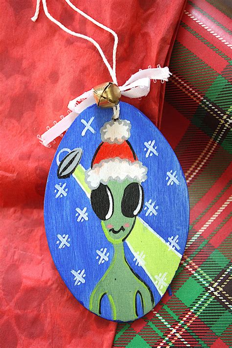Ufo And Alien Quirky Christmas Tree Ornament Etsy