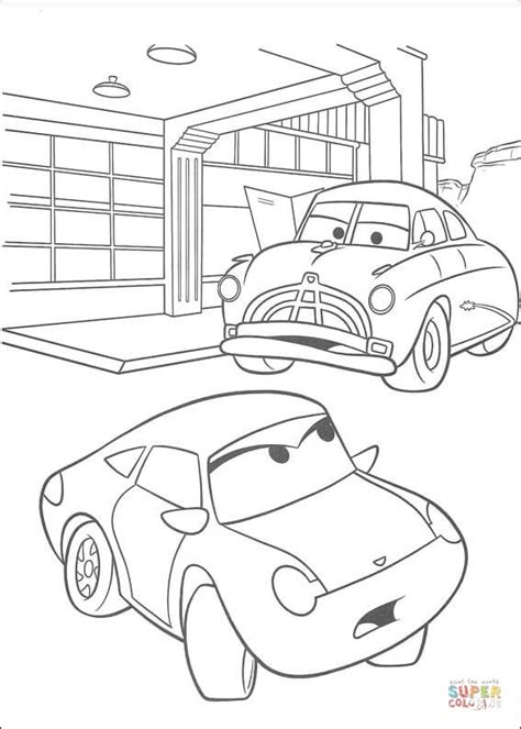 Sally From Disney Cars Coloring Page Free Printable Coloring Pages