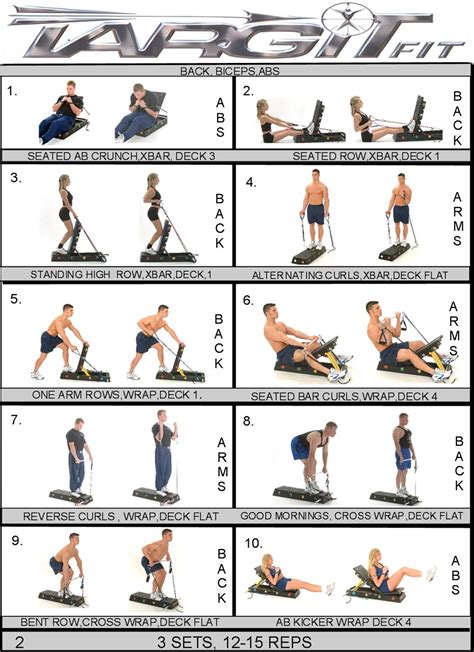 Back Biceps And Abs Workout Chart Cheat Workout Quick Ab Workout Best