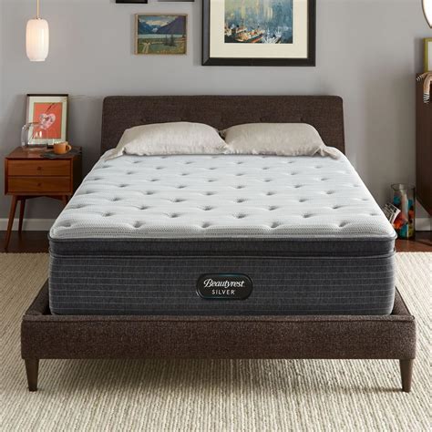 Beautyrest Silver Brs900 15in Medium Hybrid Pillow Top Queen Mattress