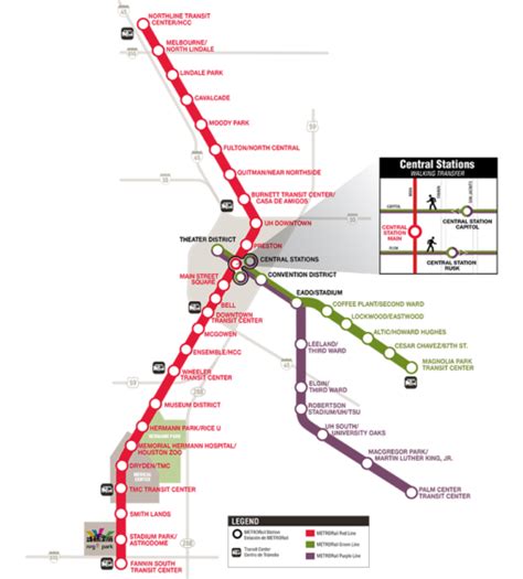 Redline Metrorail Map Nrg Park