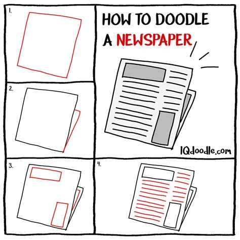 How To Draw A Newspaper Step By Step Howtosavemoneyfastforteens