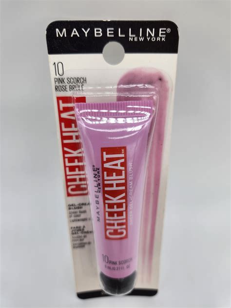 Maybelline Cheek Heat 10 Pink Scorch Gel-cream lightweight blush – WZ