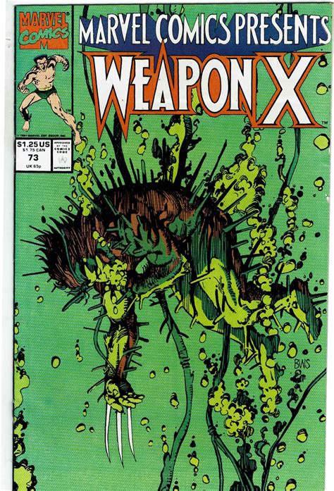 Marvel Comics Presents 73 1988 V1 Barry Windsor Smith Weapon X Nm