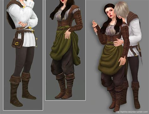 Ts4 Medieval Cc Sims 4 Sims 4 Dresses Sims Medieval
