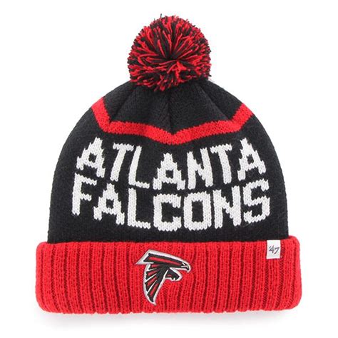 Atlanta Falcons Linesman Cuff Knit Black 47 Brand Hat Atlanta Falcons