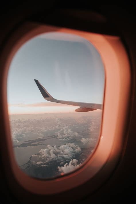 Airplane Window Background