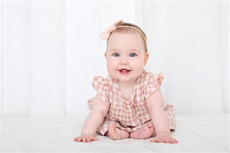 Milestones Of An Indoor 6 Month Baby Photoshoot