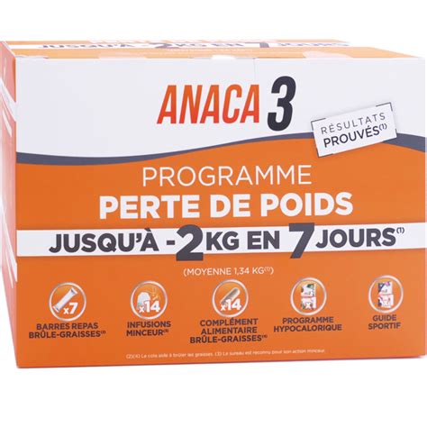 Anaca 3 Programme Perte De Poids