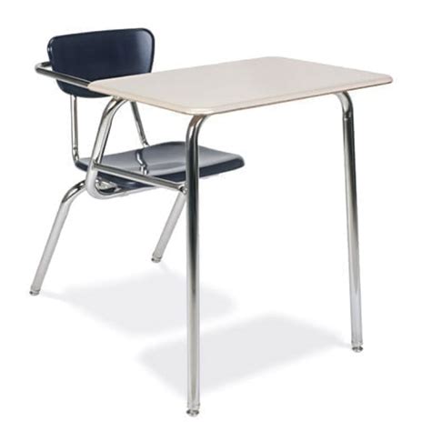 Virco 3000 Series Hard Plastic Student Chair Desk Combo Carton Of 2