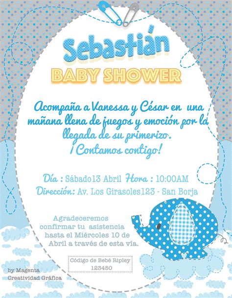 Extraordinario Invitaciones De Baby Shower Nino 35 Images Result
