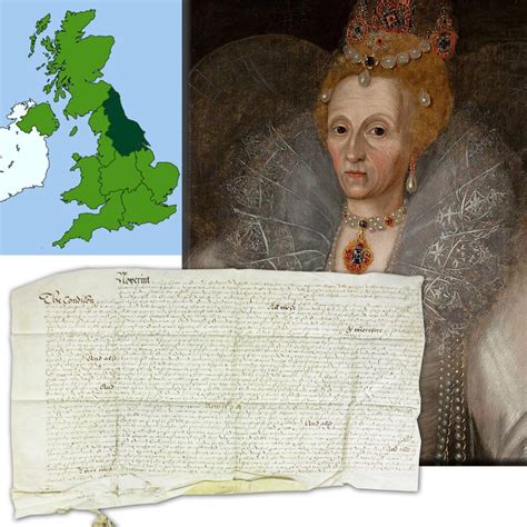 Lot Elizabeth Is Reign Early Manuscript