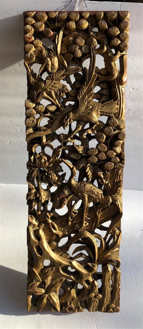 Antique Chinese Wood Carving