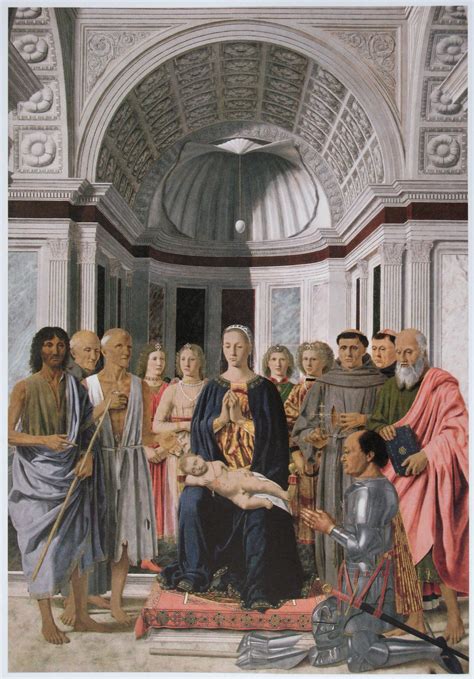 Montefeltro Altarpiece Piero Della Francesca Renaissance Paintings