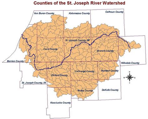 Counties Of The St Joe River Watershed