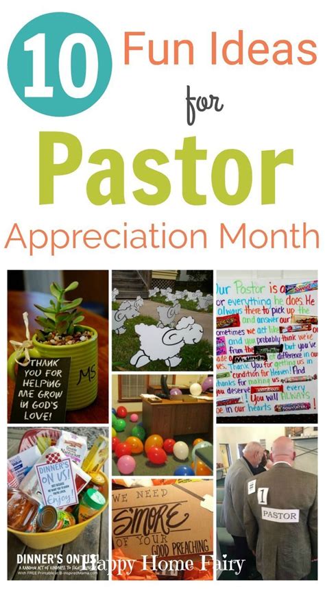 Fun Ideas For Pastor Appreciation Month Pastor Appreciation Day