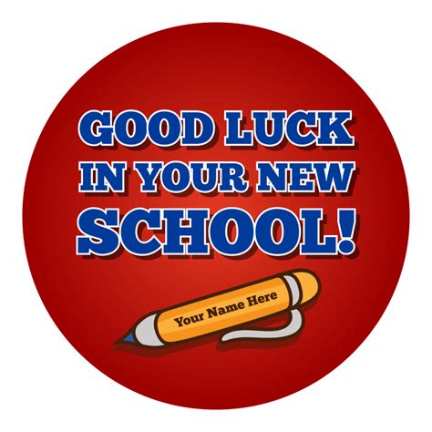Help us make this site better. Good Luck In Your New School