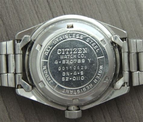 Citizen Automatic Diving Watch 150m 52 0110 From January 1980 The