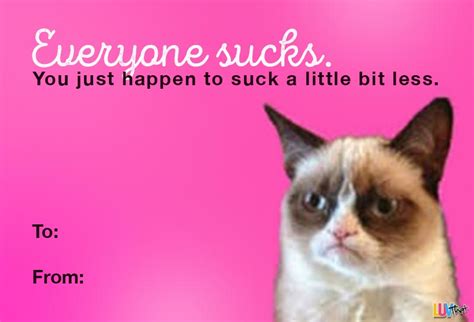 Grumpy Cats Valentine Luvthat