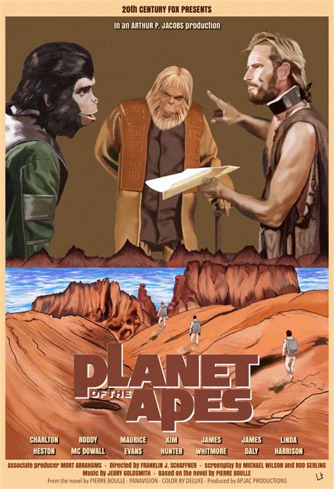 Planet Of The Apes 1968 Laurent Carbonelle PosterSpy