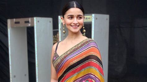 5 Vibrant Saris From Alia Bhatts Closet That You Will Want To Re Wear
