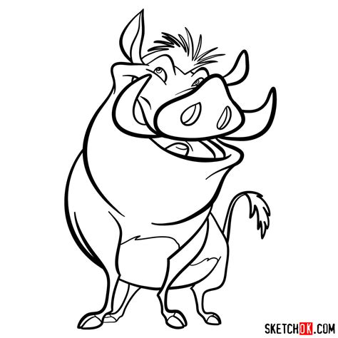 Lion King Pumba Coloring Pages