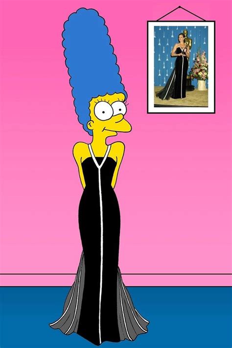 Bart Simpsons Marge Models For Designer Dress Debut Simpsons Personagens Moda Fotos Dos